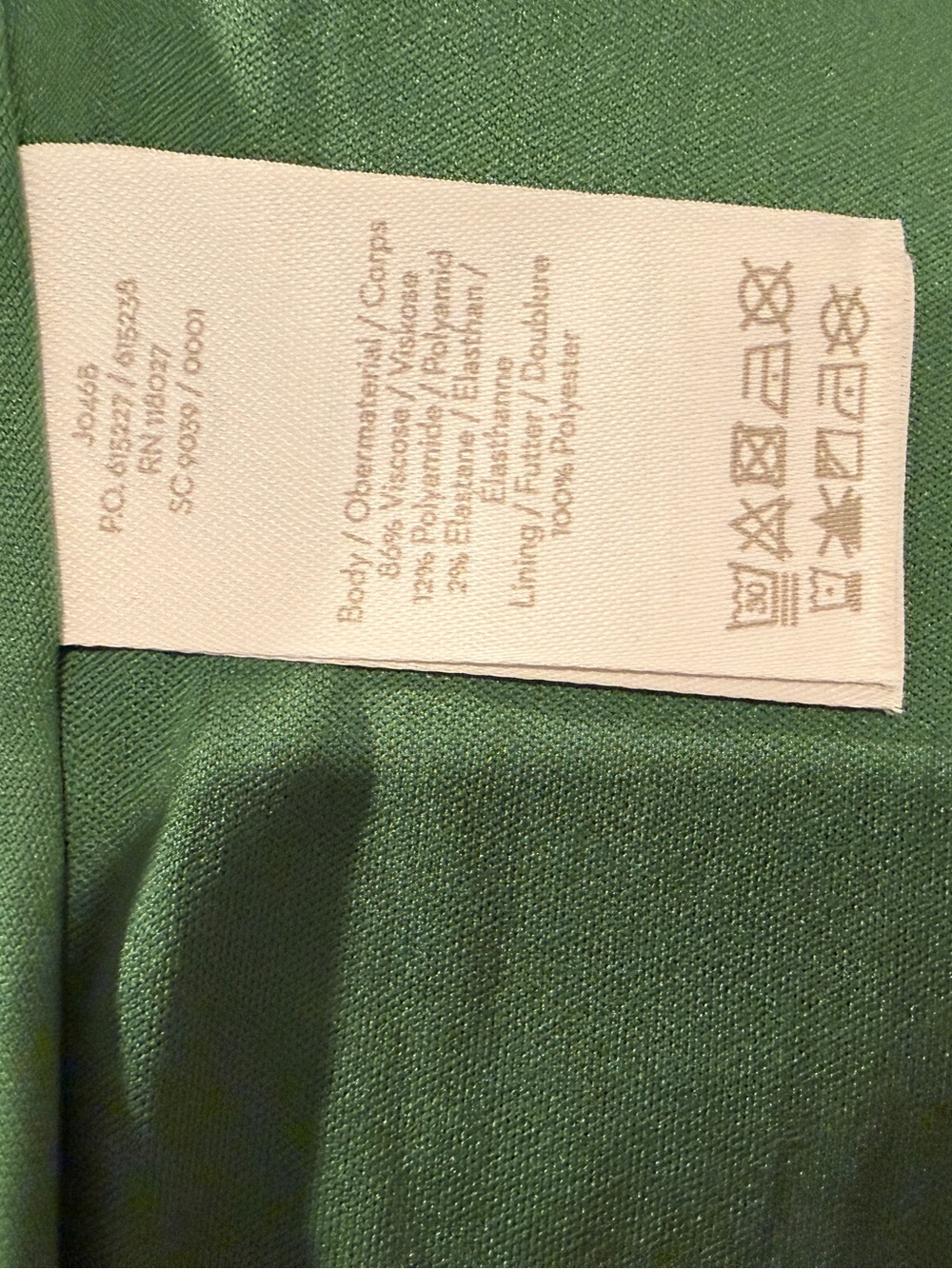 Boden Green Floral Belted Dress with Multicolor Blooms - Picture 6 of 8